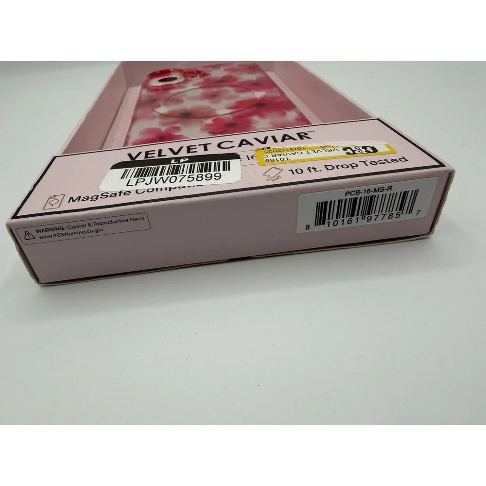 Velvet Caviar With MagSafe Case for Apple iPhone 16- Pink Blossoms New